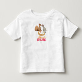 キリスト降生の動物たち トドラーTシャツ