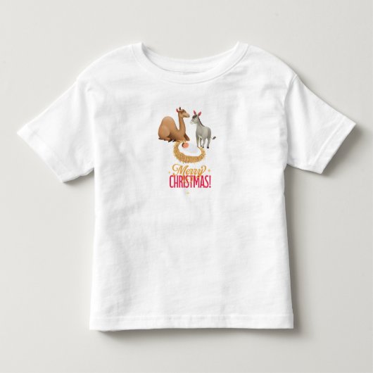 キリスト降生の動物たち トドラーTシャツ (正面)