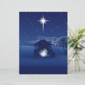 キリスト降誕のクリスマスクラフト紙 (スタンド正面)