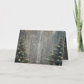 キリスト降誕のシーンのクリスマスカード 案内状 (裏面)