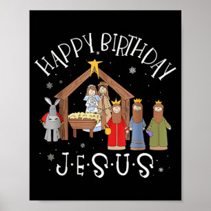 キリスト降誕 お誕生日おめでとう イエス様 クリスマス 降誕 ポスター