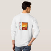 キリスト頭字語メンズロングスリーブティー Tシャツ (裏面フル)
