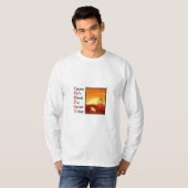 キリスト頭字語メンズロングスリーブティー Tシャツ (正面フル)