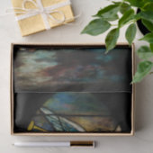 キリスト高僧のステンドグラスのクリスマス 薄葉紙 (ギフト)