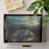 キリスト高僧のステンドグラスのクリスマス 薄葉紙 (ギフト)