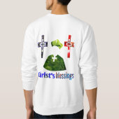 キリスト；の恵み スウェットシャツ (裏面)