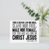 キリスト・イエスにおいてあなたがたはすべてひとつである ポストカード (スタンド正面)