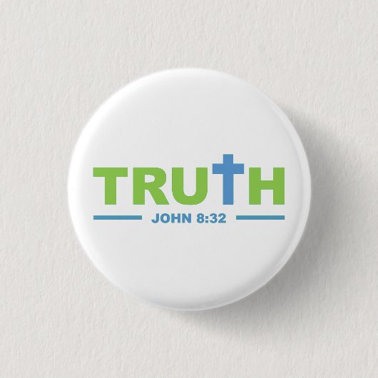 キリスト・イエスの真理 缶バッジ (正面)