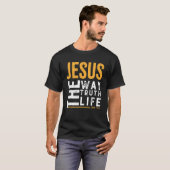 キリスト・イエス真実の人生の賛美道は Tシャツ (正面フル)