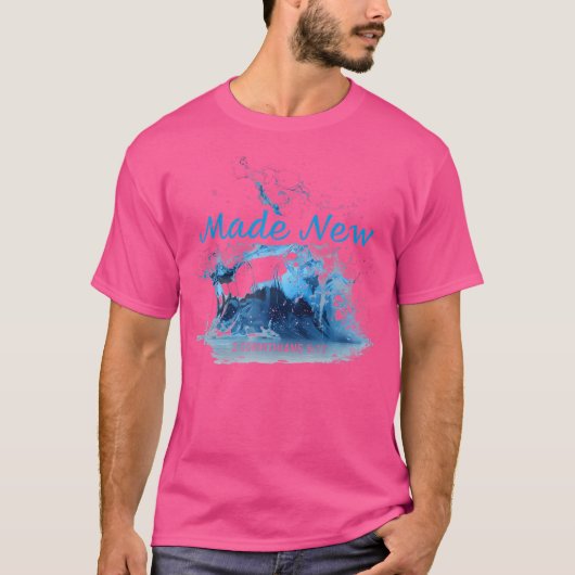 キリスト・イエス・キリスト教の新しい洗礼2 Tシャツ (正面)