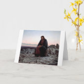 キリスト・イン・ザ・ウィルダネス、イヴァン・クラムスコイ カード (黄色い花)