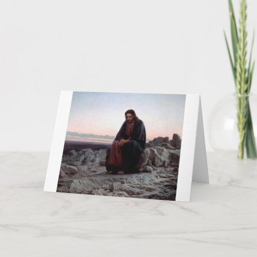 キリスト・イン・ザ・ウィルダネス、イヴァン・クラムスコイ カード (正面)