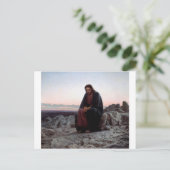 キリスト・イン・ザ・ウィルダネス、イヴァン・クラムスコイ ポストカード (スタンド正面)