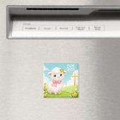 キリスト/イースター/ラム/クロス マグネット (インサイチュ (食洗機))