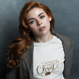 キリスト・ウィメンズなしには意味のないクリスマス Tシャツ