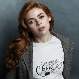 キリスト・ウィメンズなしには意味のないクリスマス Tシャツ