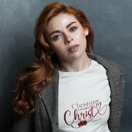 キリスト・ウィメンズなしには意味のないクリスマス Tシャツ