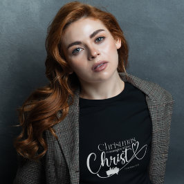 キリスト・ウィメンズなしには意味のないクリスマス Tシャツ