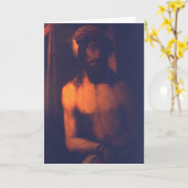 キリスト カード (黄色い花)