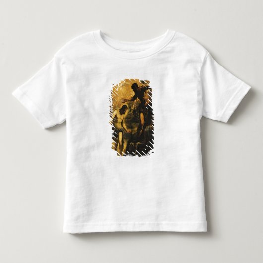 キリスト(キャンバスの油)の洗礼 トドラーTシャツ (正面)