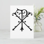 キリスト・クリスチャンのチーローの象徴感動的 招待状 (スタンド正面)