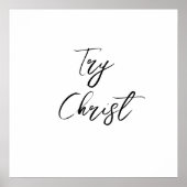 キリスト・クリスチャンを試す ポスター (正面)