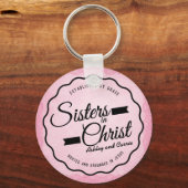 キリスト・クリスチャン・フレンドシップ・キーチェーンの姉妹 キーホルダー (正面)