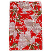 キリスト・クリスマスの名前/ ミディアムペーパーバッグ (正面)