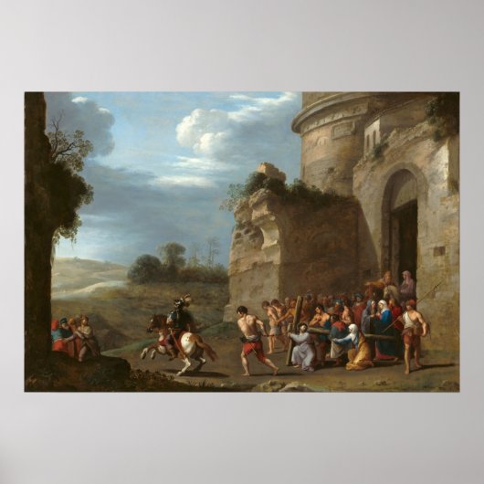 キリスト&クロス – van Poelenburchファインアートポスター ポスター (正面)