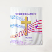 キリスト・ザ・センターキリスト教崇拝タペストリー タペストリー (正面)