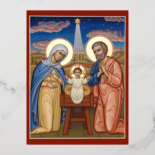 キリスト・ザ・ニュー・ドーン 箔シーズンポストカード (正面)