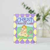 キリスト・ザ・ラム・イースター感動的ポストカード シーズンポストカード (スタンド正面)