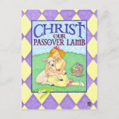 キリスト・ザ・ラム・イースター感動的ポストカード シーズンポストカード (正面)