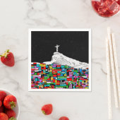 キリスト・ザ・リデエマー・ファヴェラ スタンダードカクテルナプキン (インサイチュ)