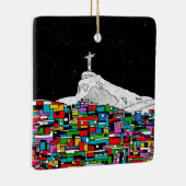 キリスト・ザ・リデエマー・ファヴェラ セラミックオーナメント (右)