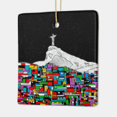 キリスト・ザ・リデエマー・ファヴェラ セラミックオーナメント (左)