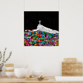 キリスト・ザ・リデエマー・ファヴェラ ポスター (キッチン)