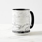 キリスト・ザ・リデemer Mug(透明) マグカップ (正面右)