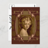 キリスト・チャイルド・イエス「世界の光」 ポストカード (正面/裏面)