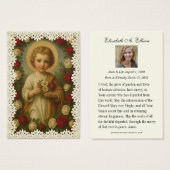 キリスト・チャイルド・メモリアル葬儀バラレース (正面&裏面)