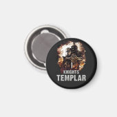 キリスト・デウス・ヴォルト・アートのテンプル騎士団 マグネット (正面/裏面)