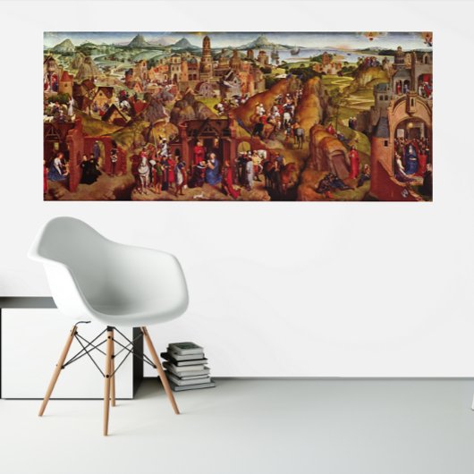 キリスト・ハンス・メムリングの出現と勝利1480 ポスター