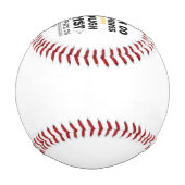 キリスト・バイブルの聖句を通して私は全てのことを成し遂げることができる 野球ボール (裏面)