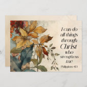 キリスト・バイブルを通してすべてのものVerse Flat Card (正面/裏面)