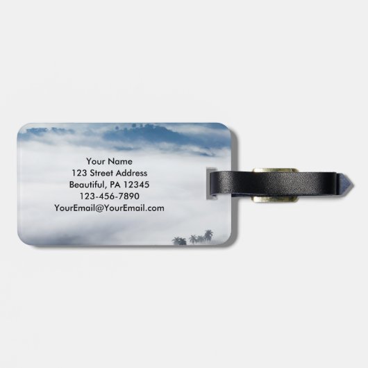 キリスト・バイブル・バースを通して私は全てのことを行うことができる ラゲッジタグ (裏面横)