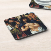 キリスト(パネルの油)の欺くこと(165461 fを見て下さい コースター (左側)