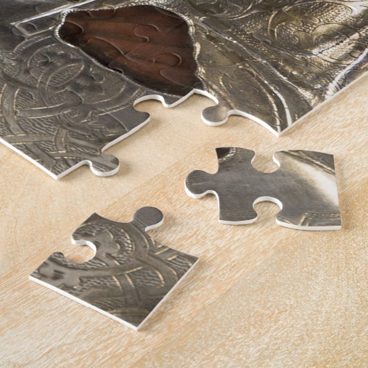 キリスト・パントクリエーターシルバーオクラッドリザロシアのアイコン ジグソーパズル (側面)