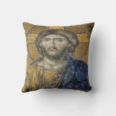 キリスト・パントクリエーターMosiac象徴的な宗教的ローマA クッション (裏面)