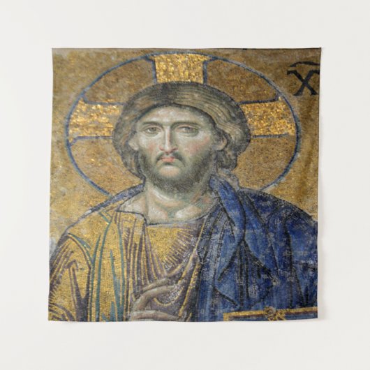 キリスト・パントクリエーターMosiac象徴的な宗教的ローマA タペストリー (正面)