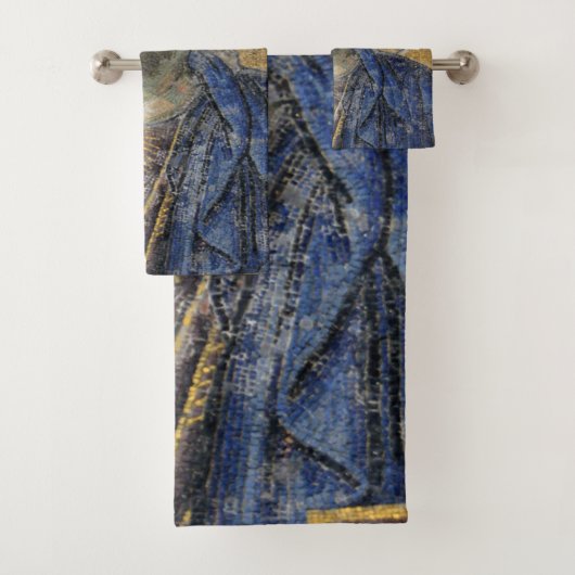 キリスト・パントクリエーターMosiac象徴的な宗教的ローマA バスタオルセット (インサイチュ)